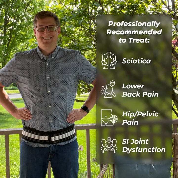 Premium health belt for instant comfort and long-term spinal support.