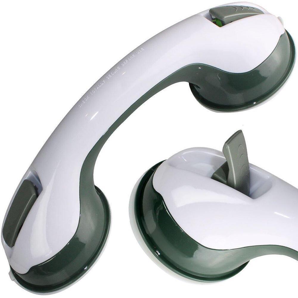 Senior care bathroom aid: non-slip shower safety rail provides essential mobility support & fall prevention.