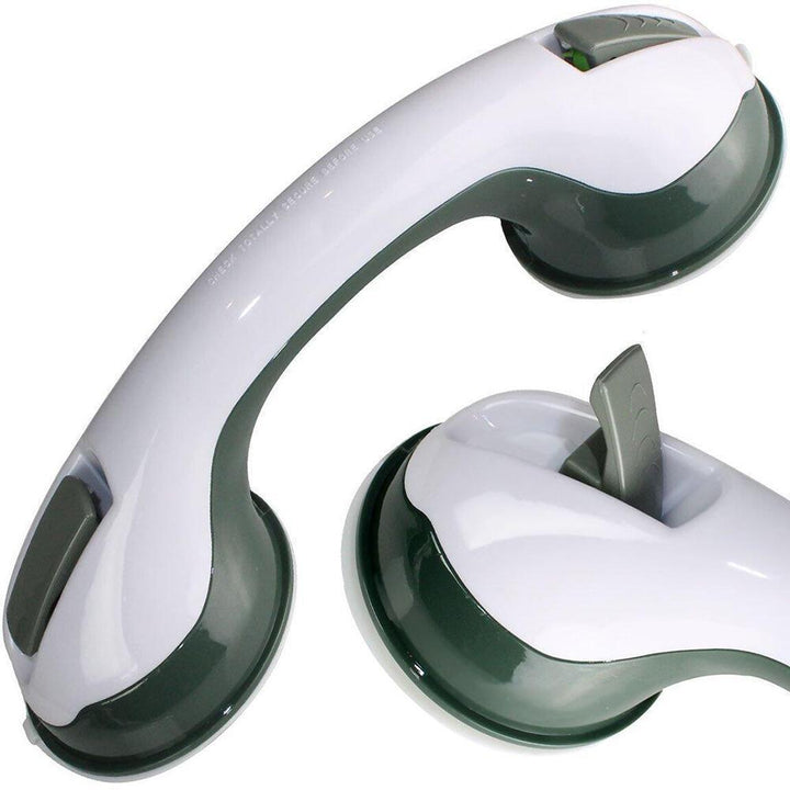 Senior care bathroom aid: non-slip shower safety rail provides essential mobility support & fall prevention.