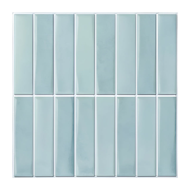 Self-adhesive 3D ceramic look wall panels for easy home decor. Peel & stick decorative tiles.