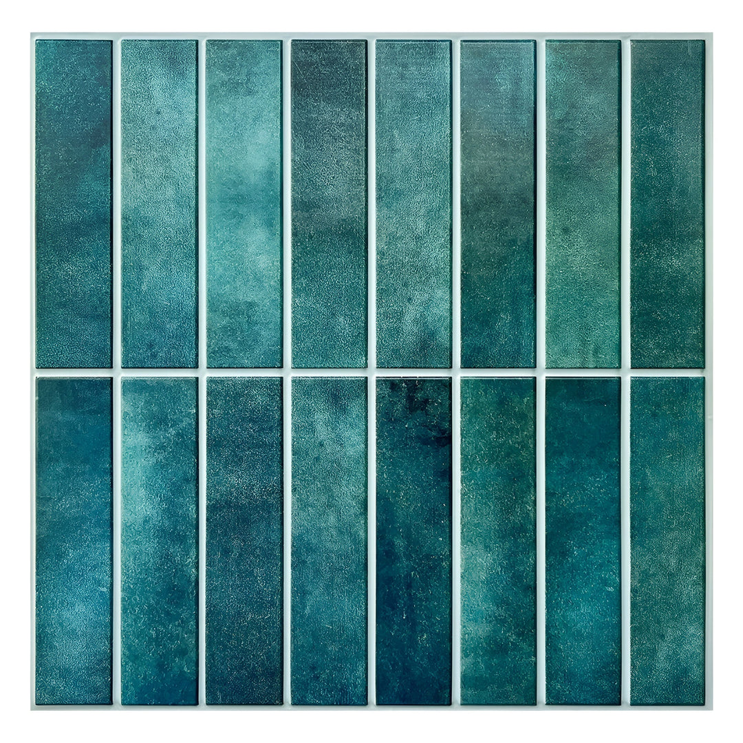 Modern 3D ceramic look wall panels, self-adhesive and water-resistant for stylish home updates.