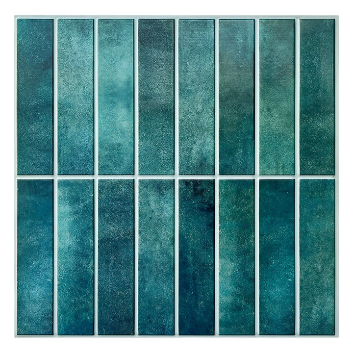 Modern 3D ceramic look wall panels, self-adhesive and water-resistant for stylish home updates.