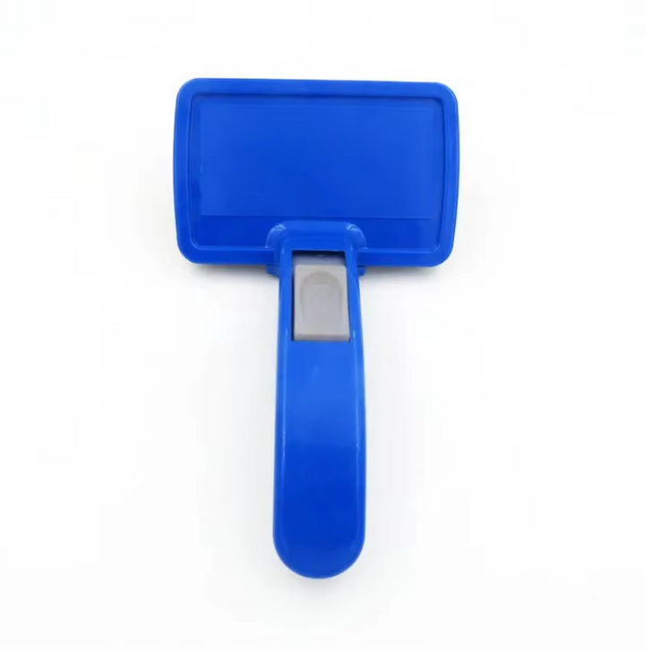 Silicone bristle grooming brush for pets, perfect for self-cleaning furry friends and loose fur removal