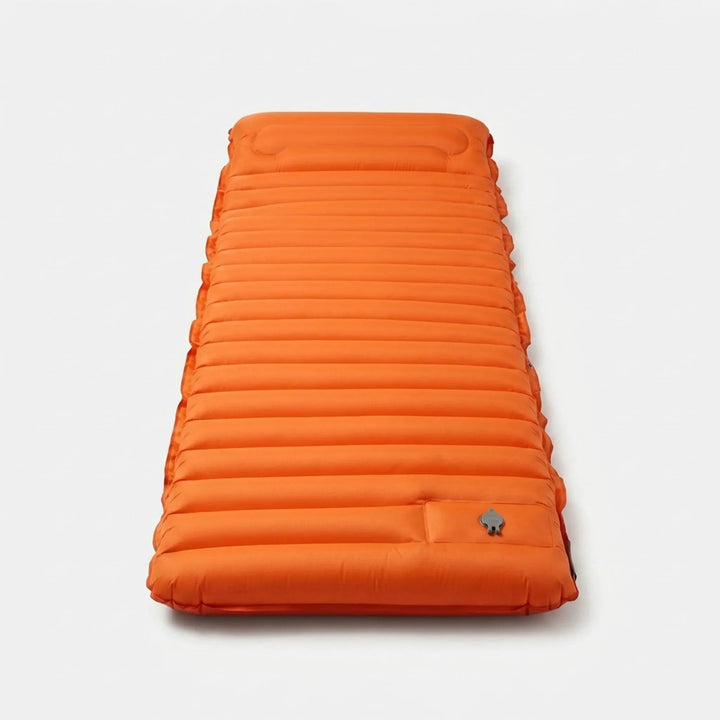 Comfortable self-inflating sleeping pad, perfect for camping, hiking, & backpacking trips. Easy setup.