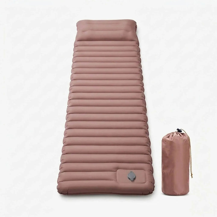 Durable self-inflating camping sleeping pad. Essential outdoor gear for comfortable hiking & camp.