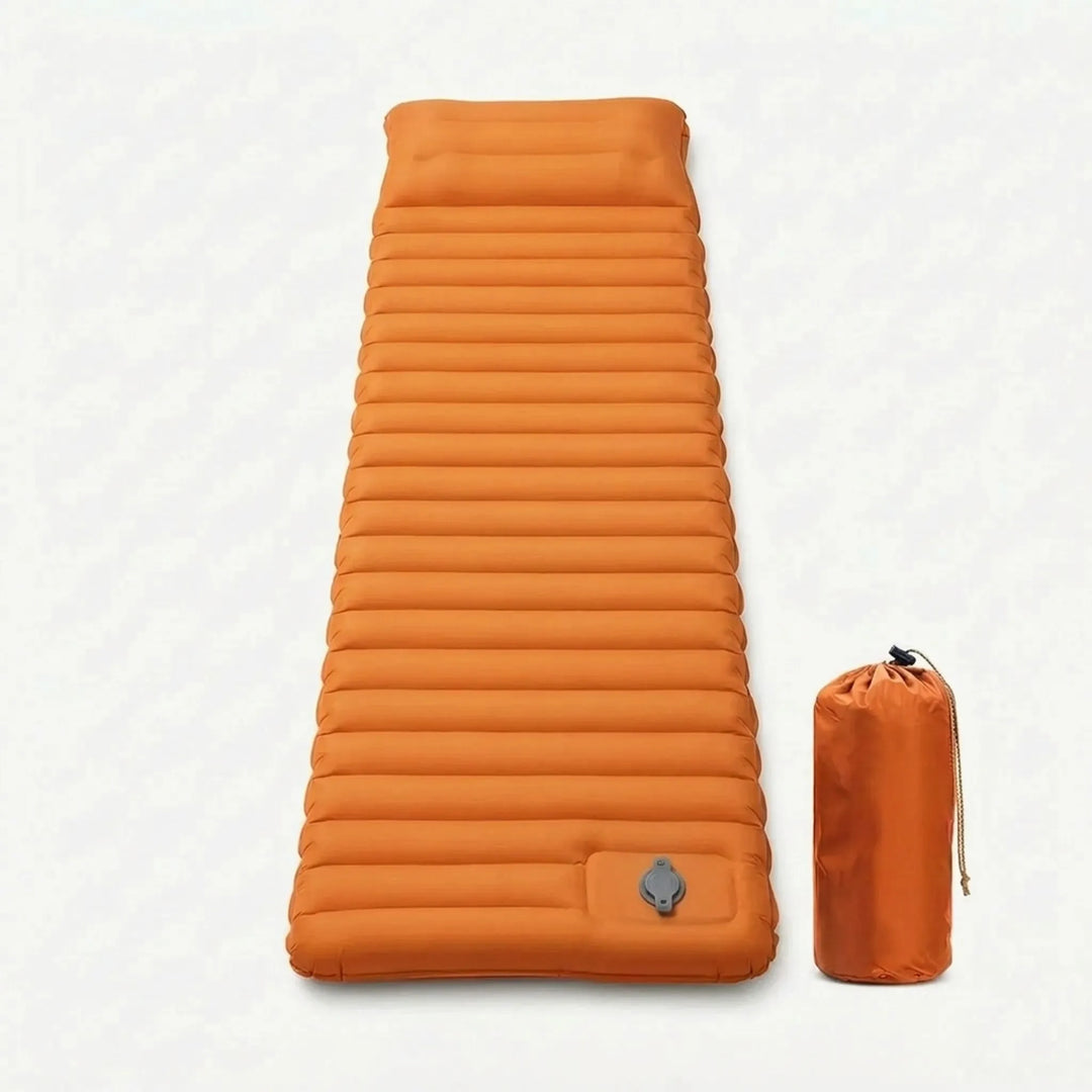 Experience ultimate camp comfort with this self-inflating sleeping pad. Ideal for hiking & outdoor adventures.