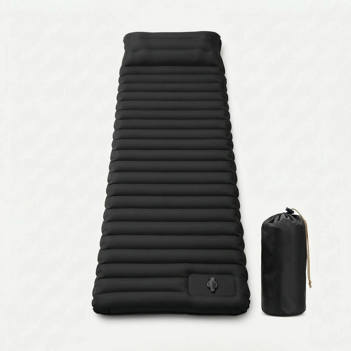 Insulated self-inflating sleeping pad for comfortable outdoor camping & hiking. Lightweight & easy to use.