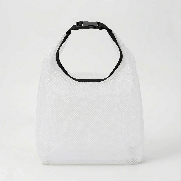 Visible essentials in this clear travel storage bag. Ideal cosmetic, toiletry, & travel accessories organizer.