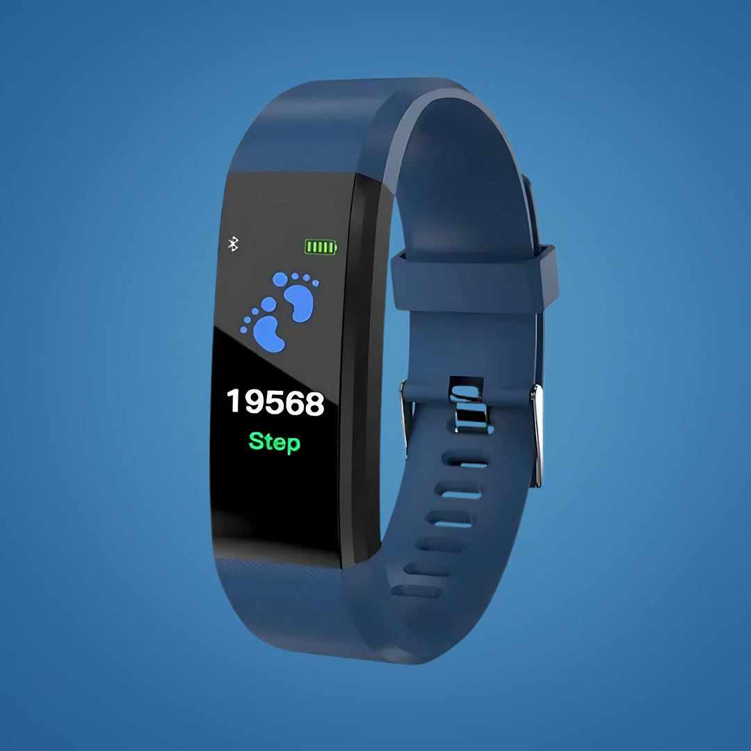 Elderly personal alarm smart watch with real-time GPS tracking for caregiver support and location safety.