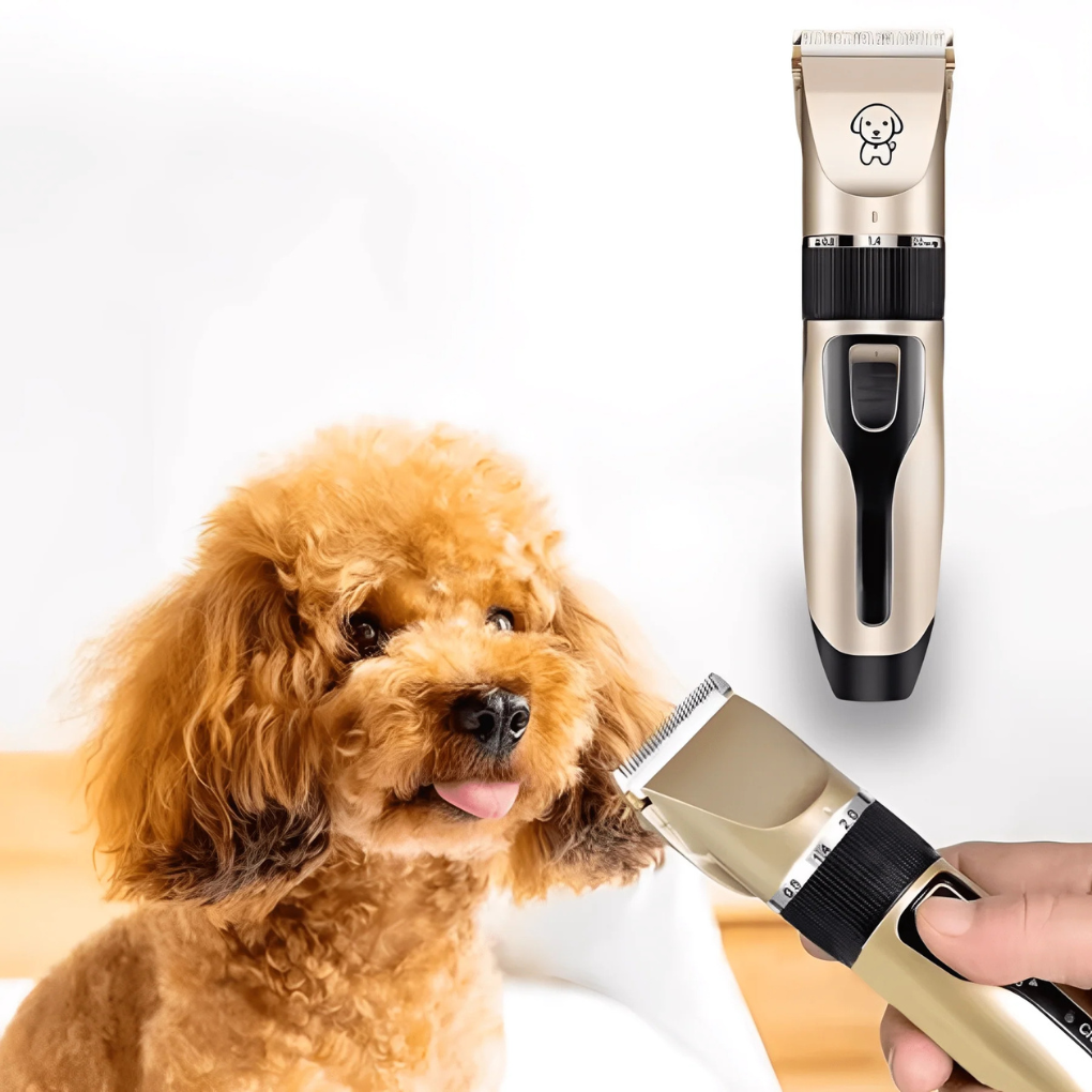 Silent pet grooming clipper for dogs & cats, cordless & quiet for stress-free trimming