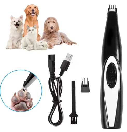 Ergonomic pet hair clipper with low noise for stress-free animal grooming