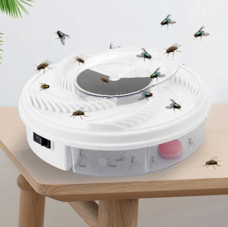 Silent USB electronic fly trap for home, patio. Effective indoor & outdoor pest control for flies, mosquitoes, bugs.