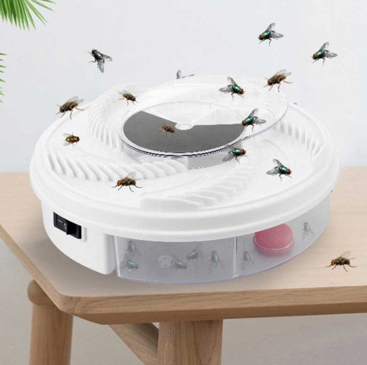 Silent USB electronic fly trap for home, patio. Effective indoor & outdoor pest control for flies, mosquitoes, bugs.