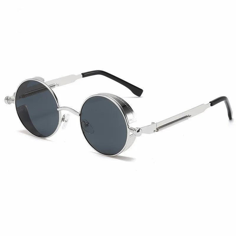 Timeless classic round sunglasses with essential UV protection. Unisex design & durable aluminum alloy construction.