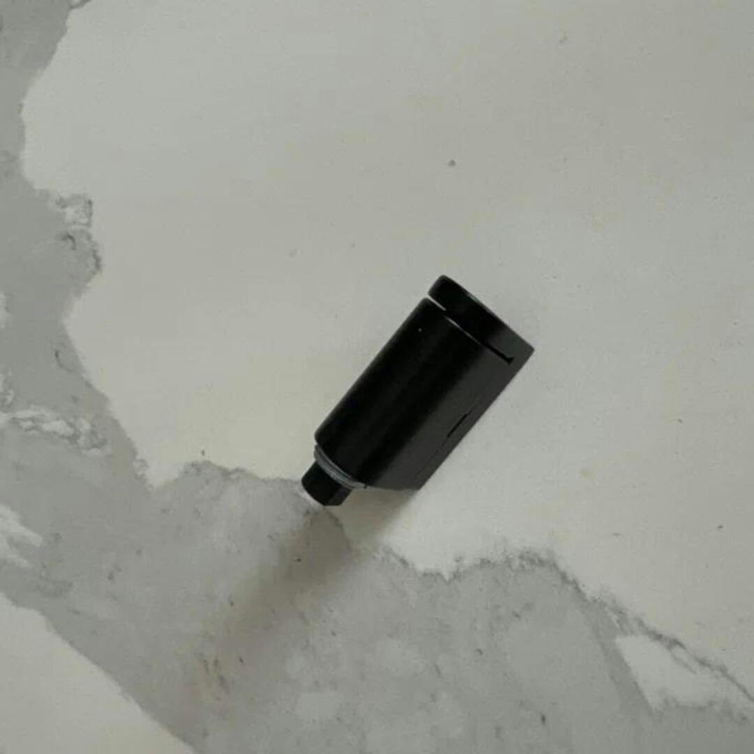 Strong hold magnetic door stop in bronze, self-adhesive & no-drill for quick installation & silent use.