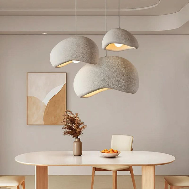 Energy-efficient dimmable LED ceiling light fixture, adjustable brightness & height for modern homes.