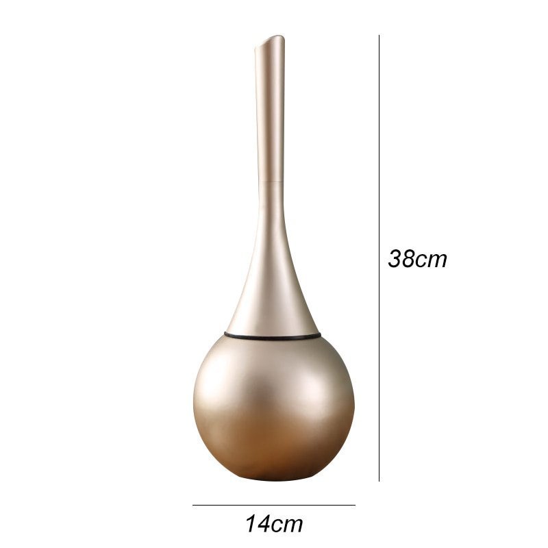 Durable toilet brush with an advanced non-scratch silicon head, ensuring spotless and hygienic bathroom cleaning.