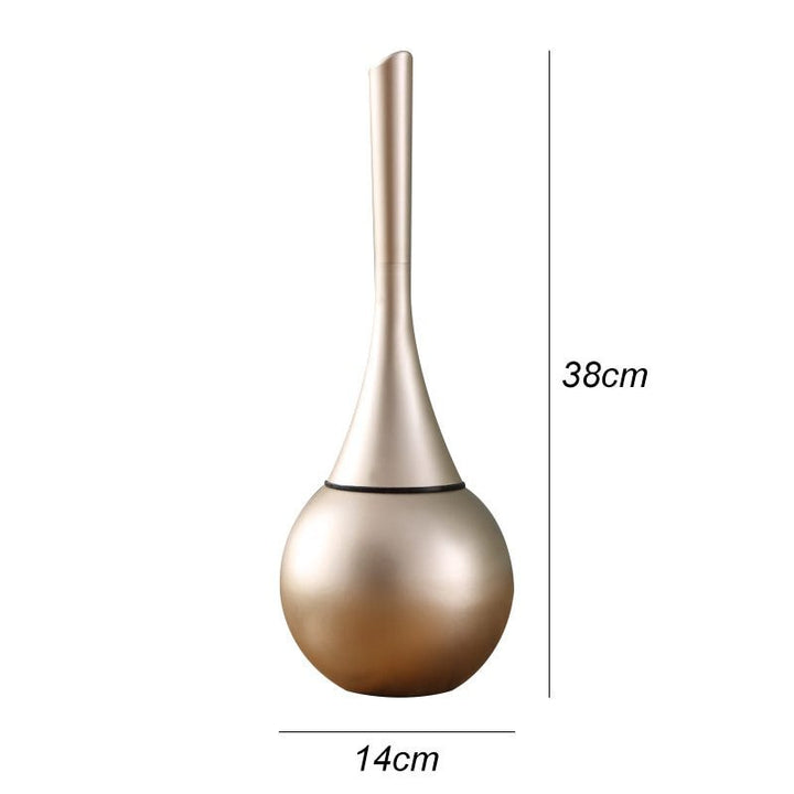 Durable toilet brush with an advanced non-scratch silicon head, ensuring spotless and hygienic bathroom cleaning.