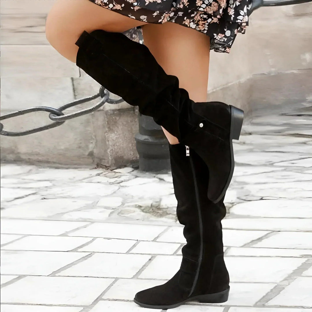 Modern women's boots, sleek & versatile, for day-to-night casual or dressy fall fashion.