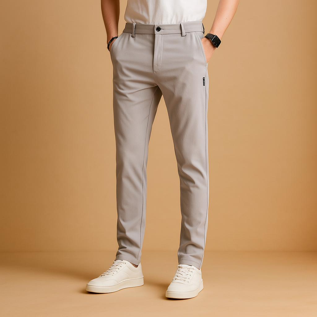 Men's Slim-Fit Black Sport Pants for peak athletic performance. Quick-dry activewear, perfect for training & workouts.