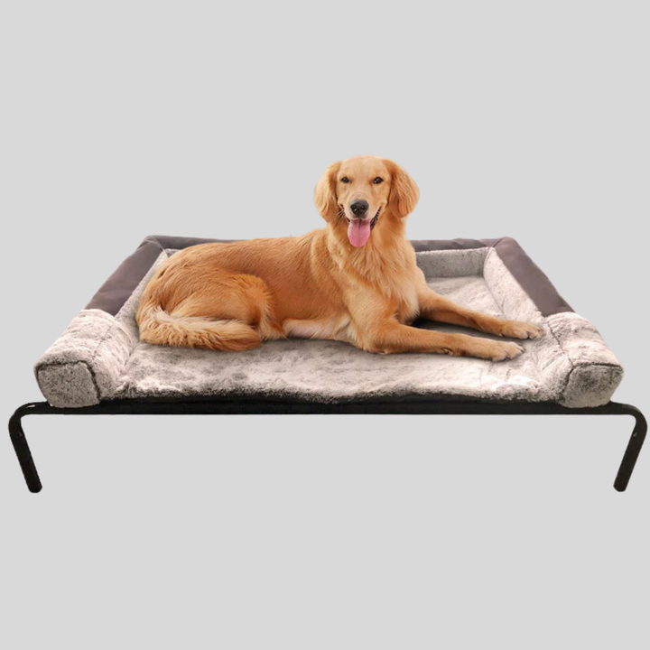 Washable cat bed, removable cover in grey, perfect for small pets seeking comfort