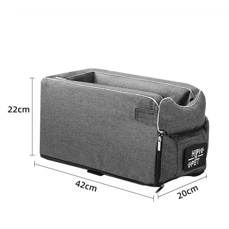 Pet car accessory: comfortable cat carrier car seat for secure pet travel