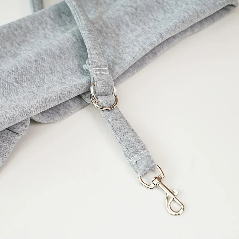 Travel pet sling for small pets, durable terylene shoulder bag for cats & dogs.