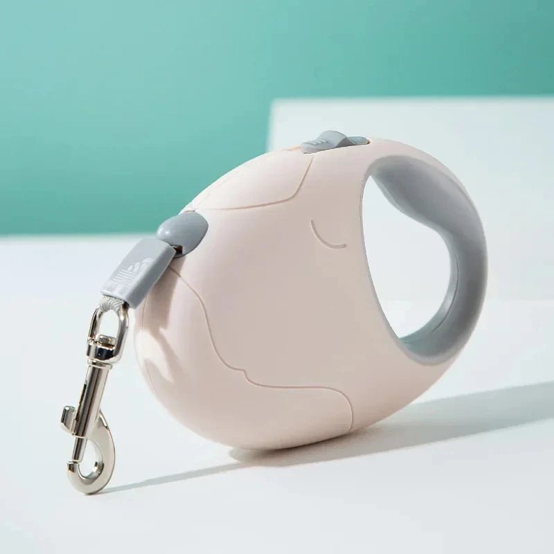 Durable retractable pet leash with anti-tangle design for small to medium dogs, essential pet accessory