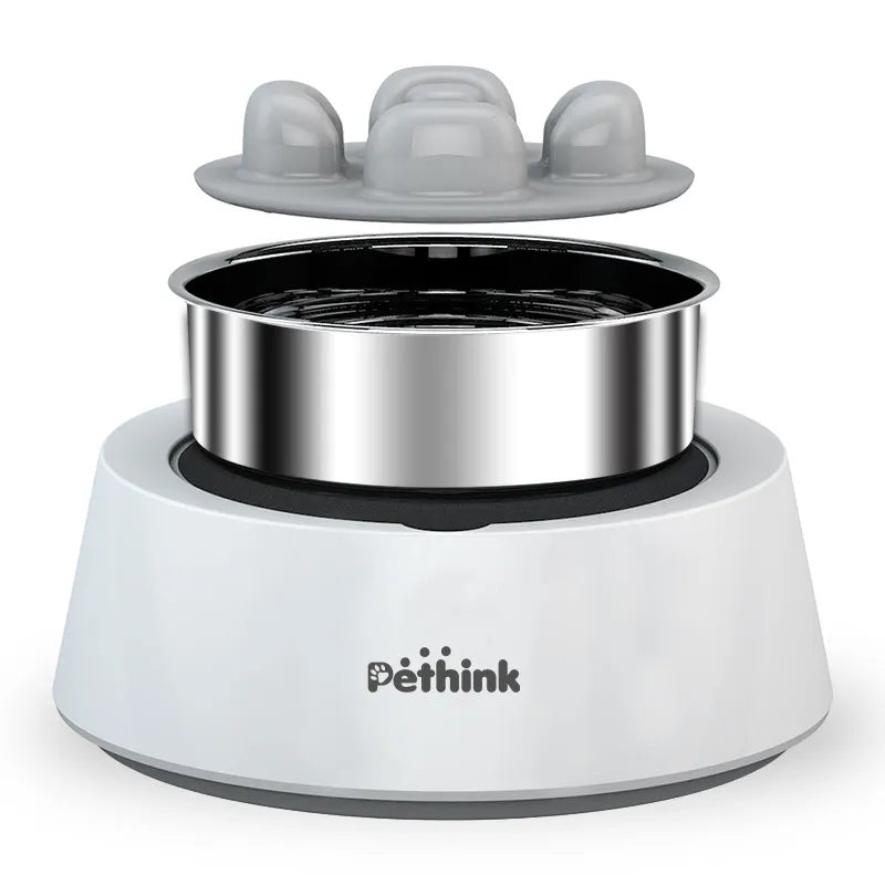 Digital pet food dispenser for smart, timed feeding of cats and dogs.