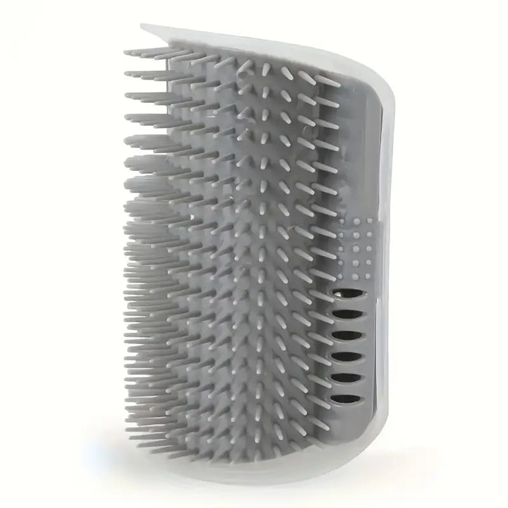 Cat care product: Smart Cat Corner Groomer, a durable corner brush for feline grooming