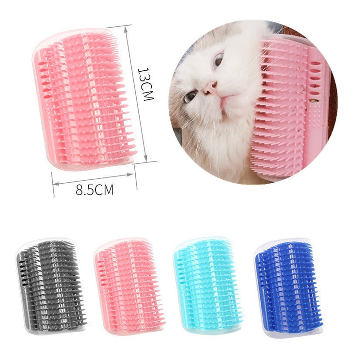 Pet supplies: Smart Cat Corner Groomer, an interactive cat brush and self groomer