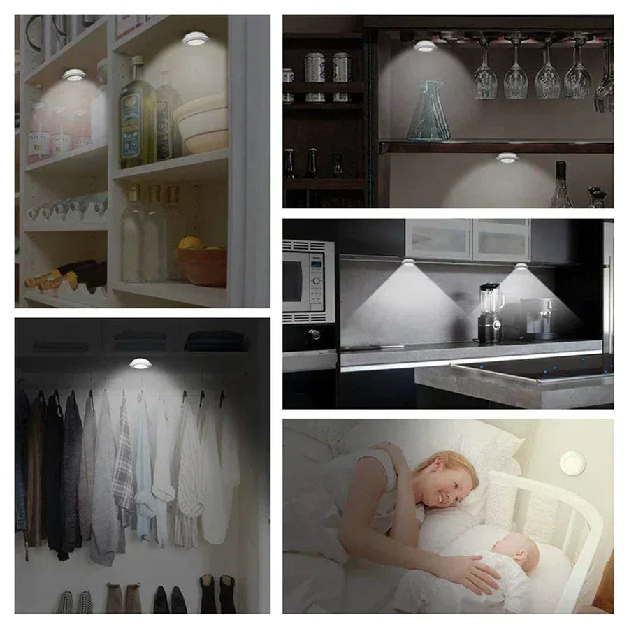 Easy install LED puck lights, wireless & remote controlled for any home lighting need. Energy saving.