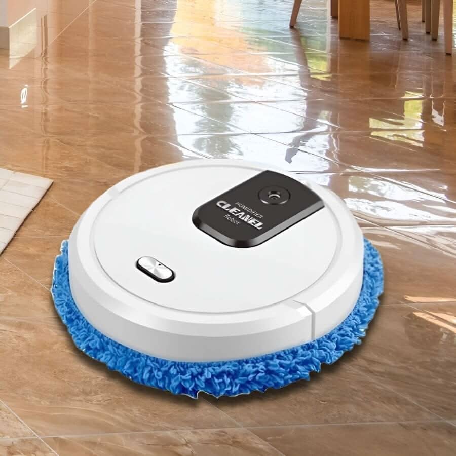 Smart robotic floor mop for hardwood & carpet cleaning. Automatic home cleaning.