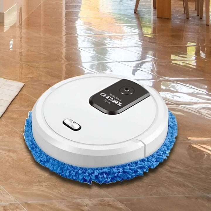 Smart robotic floor mop for hardwood & carpet cleaning. Automatic home cleaning.