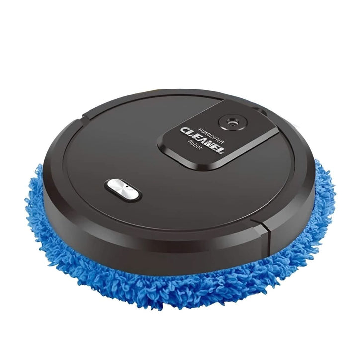 USB-charging smart robot mop. Effortless cleaning for hardwood & carpets.