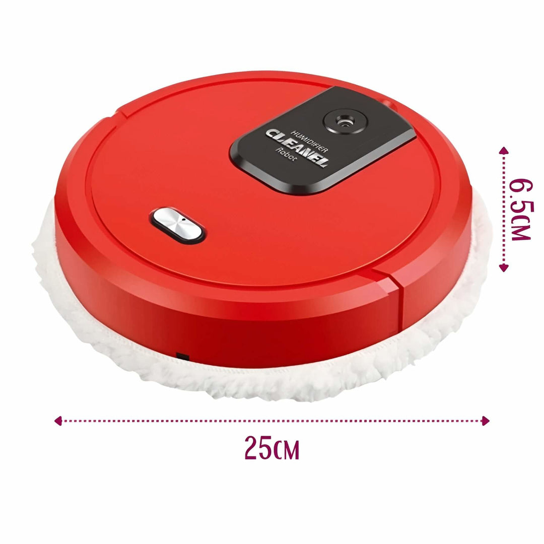 Smart robotic floor cleaner for hardwood, carpets. Quiet & automatic home cleaning.