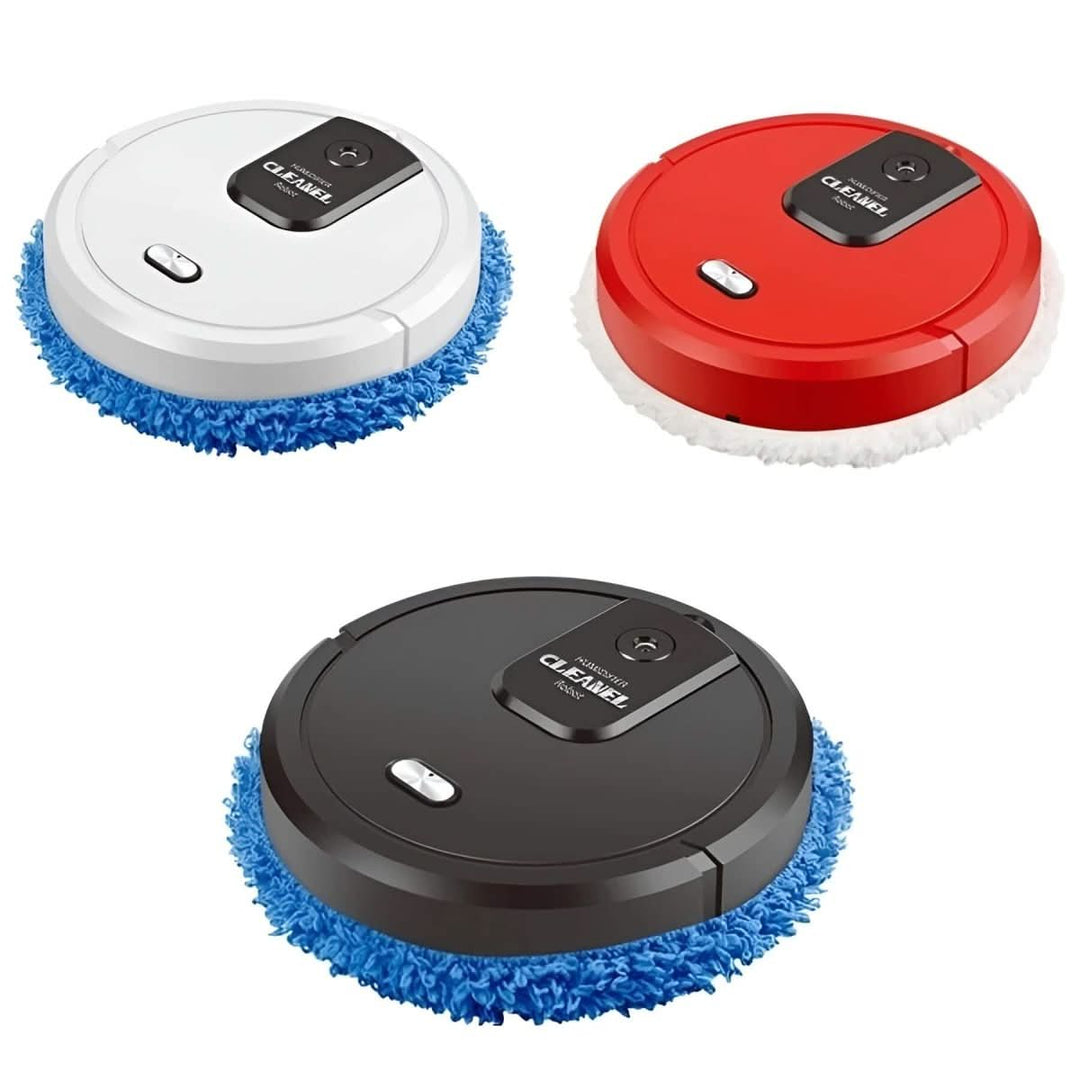 Advanced smart robotic floor mop for versatile hardwood & carpet cleaning.