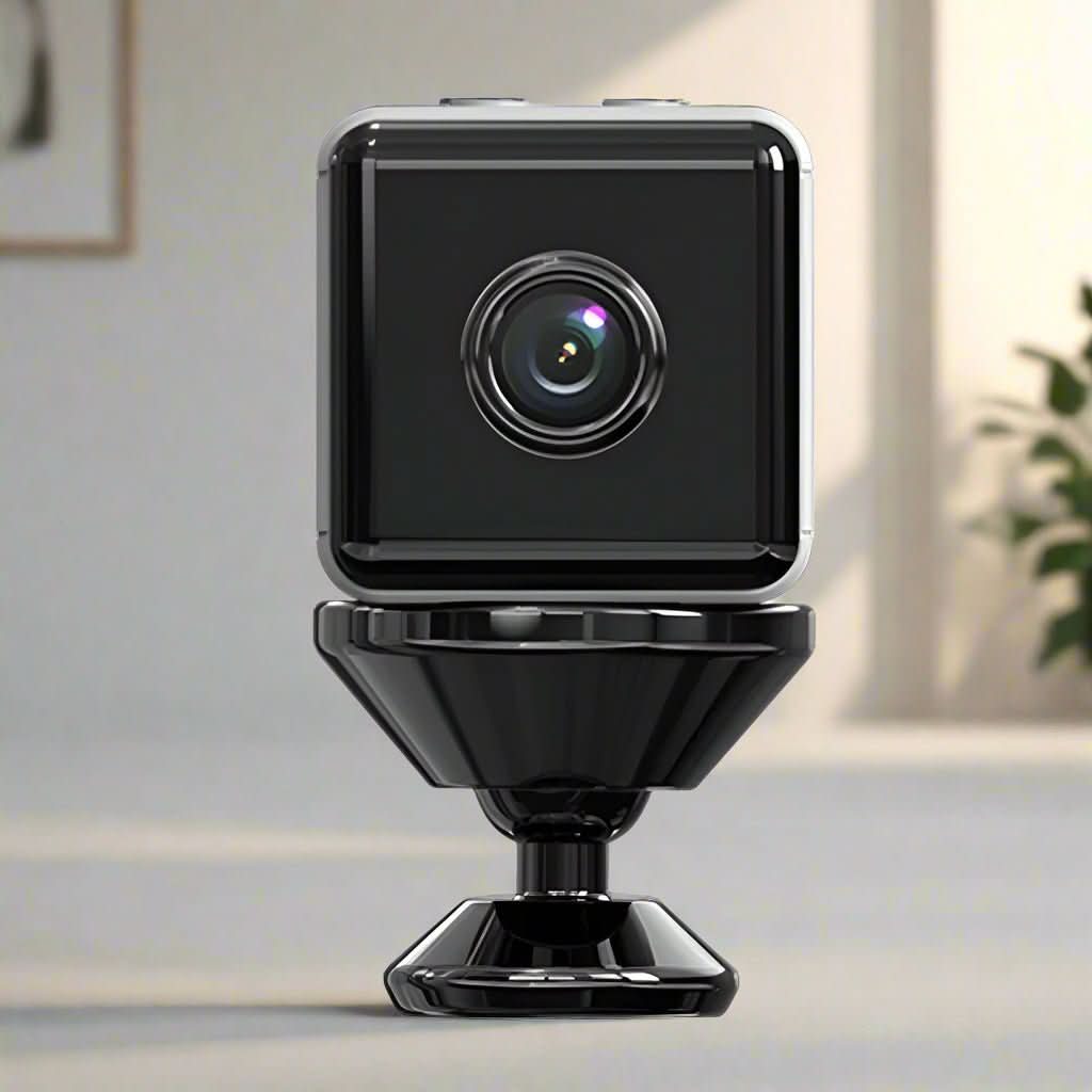 Smart Wireless 1080P Mini Security Camera for home surveillance. WiFi connectivity & app control.