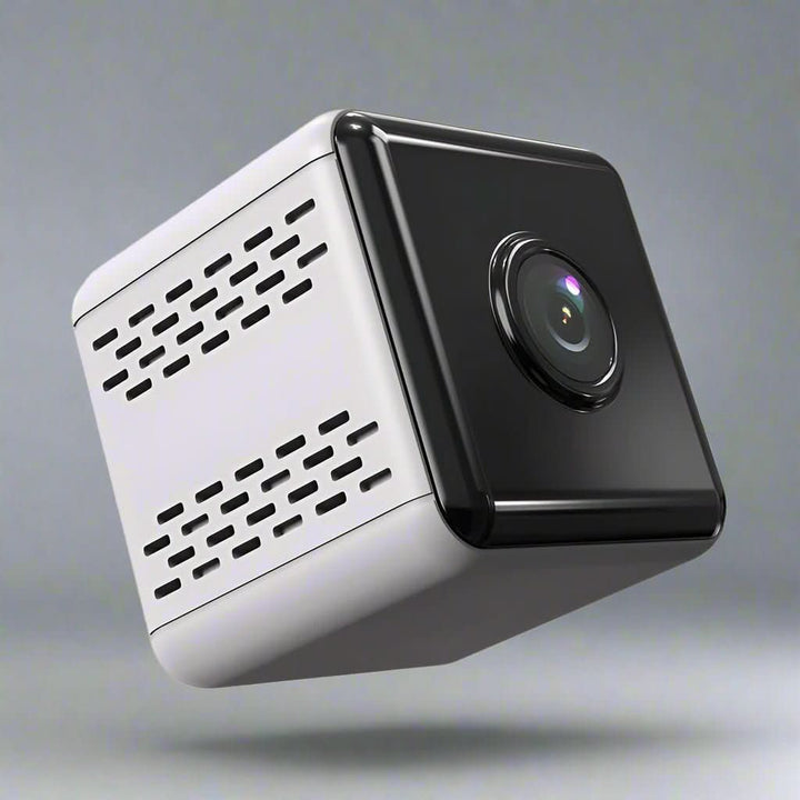 Peace of mind with this Smart Wireless 1080P Mini Security Camera, featuring remote app access.