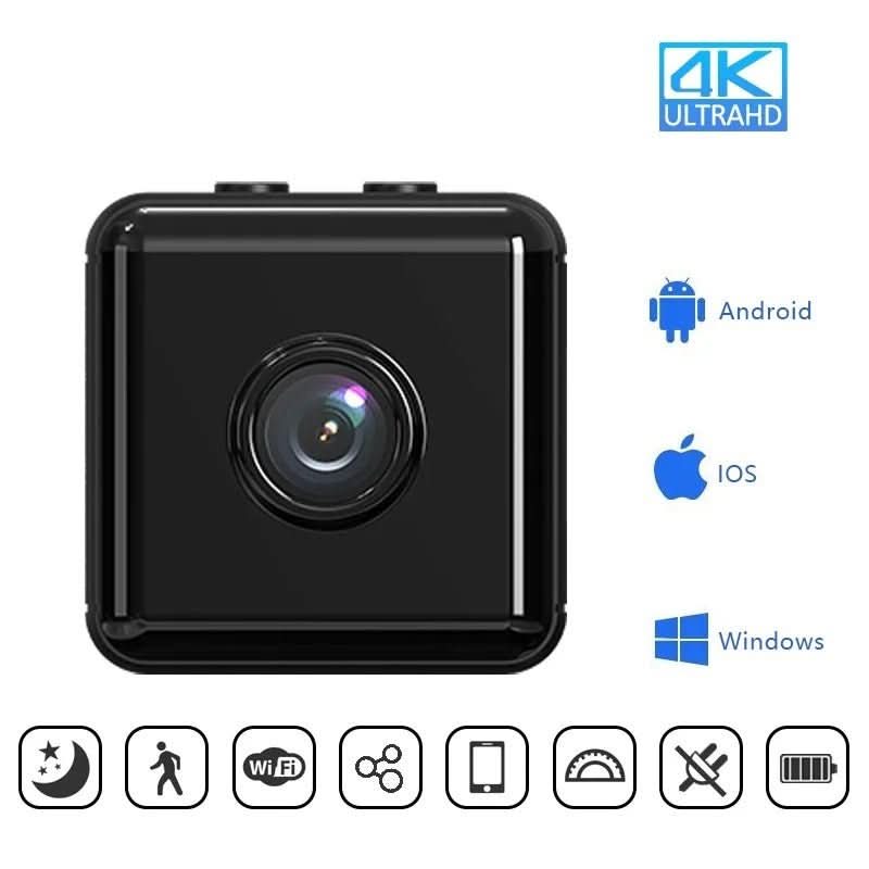 Smart Wireless 1080P Mini Security Camera, easily mounted for discreet home or office surveillance.