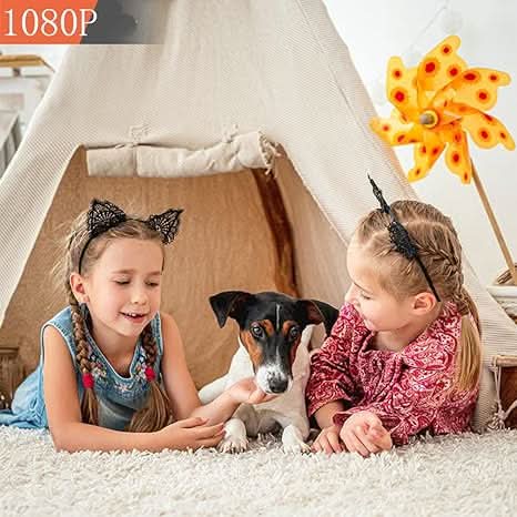 View live 1080P HD footage with this Smart Wireless Mini Security Camera, controlled via app.