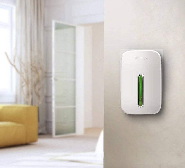 Battery-free smart doorbell kit, easy to install, ensures convenient visitor alerts for any home.