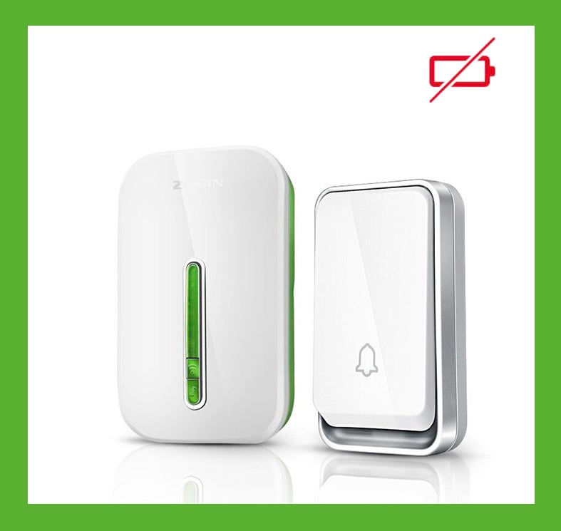 Modern smart doorbell, zero batteries required. Ideal for home security and a thoughtful housewarming gift.