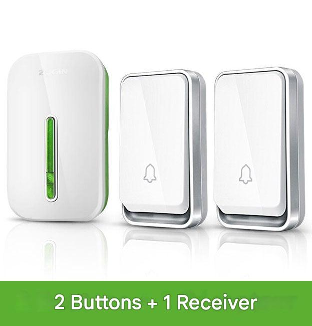 Effortless wireless doorbell with kinetic power. Simple setup for home, office, or apartment visitor alerts.