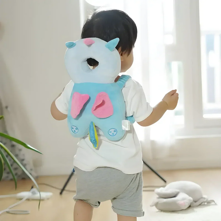 Protective baby head cushion, prevents bumps & bruises for crawling infants & toddlers learning to walk.