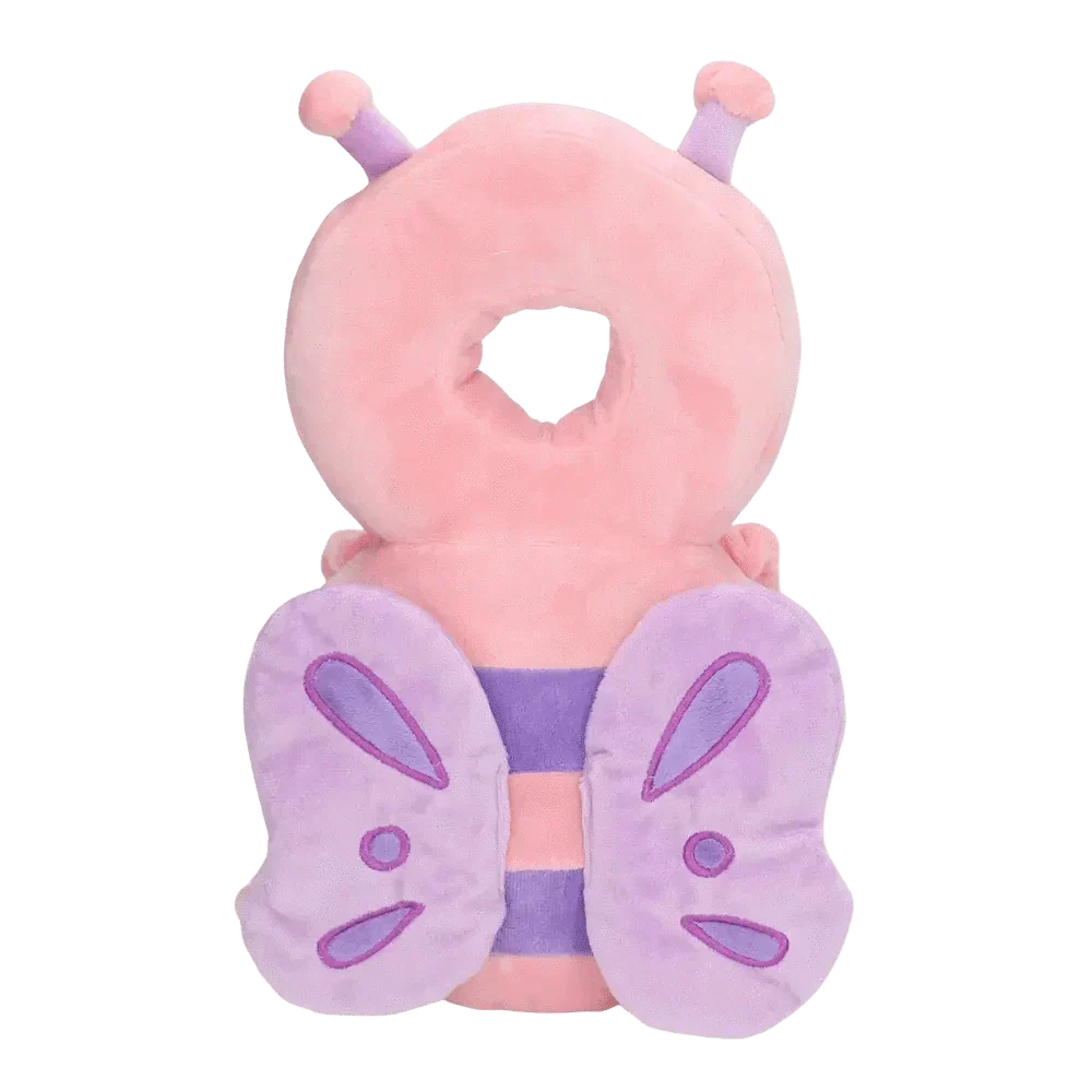 Cute animal design soft baby head protection cushion, essential safety gear for crawling & walking toddlers.
