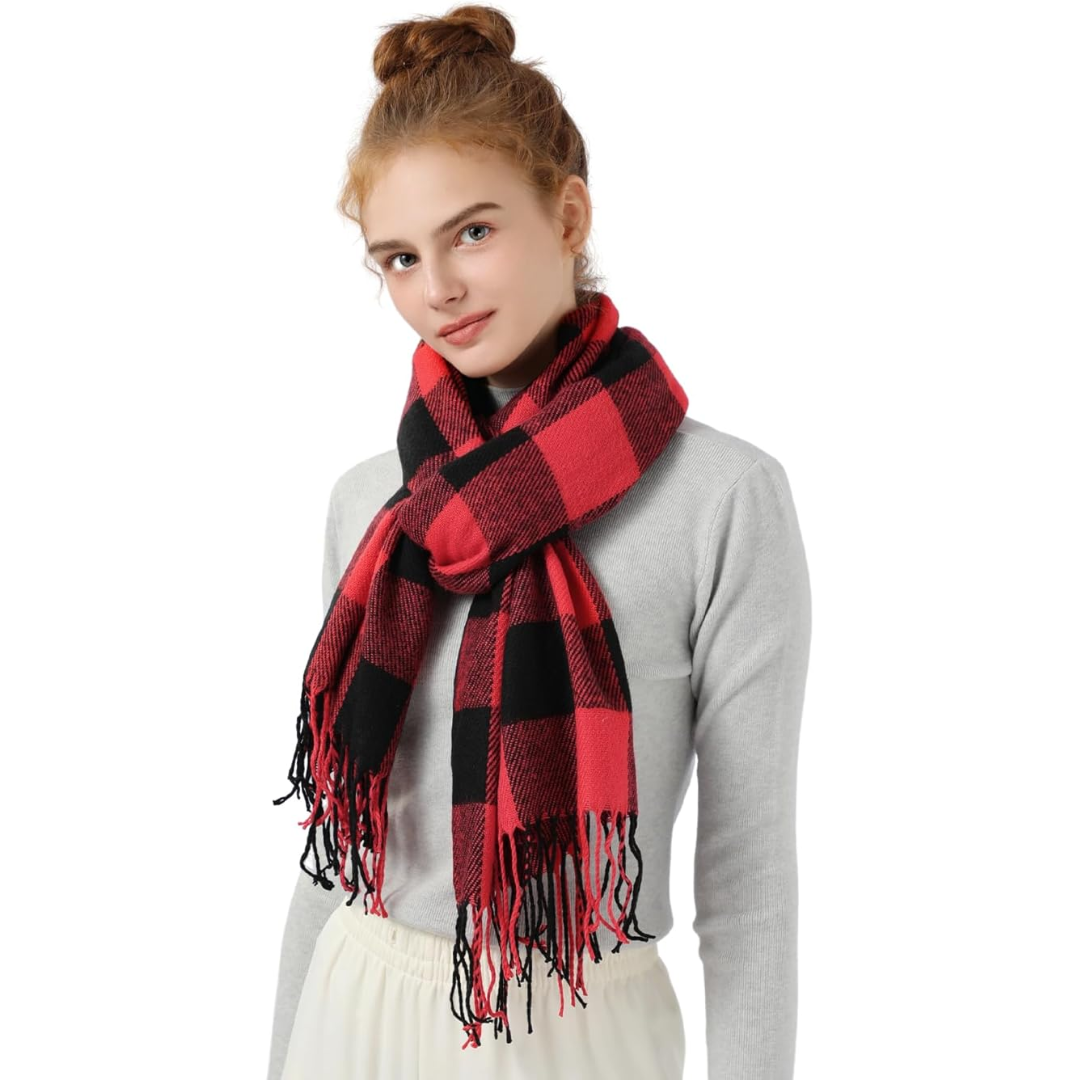 Luxurious women's cashmere scarf, exceptionally soft for ultimate winter warmth & style.