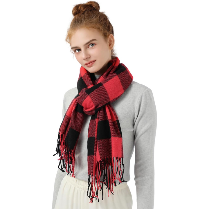 Luxurious women's cashmere scarf, exceptionally soft for ultimate winter warmth & style.
