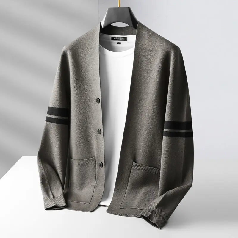 Soft classic women's cardigan for everyday comfort, perfect for layering and versatile fall fashion.