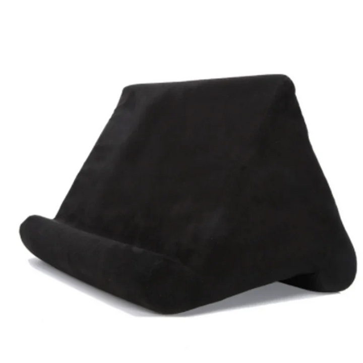 Hands-free reading pillow, comfortable tablet stand for all devices.